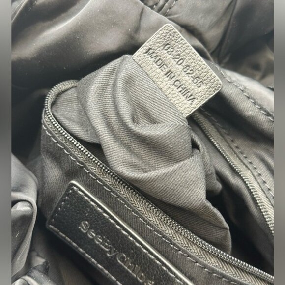🆕 SEE BY CHLOE 🧿 NWOT Flo Shoulder Bag, Black Nylon - Picture 15 of 16